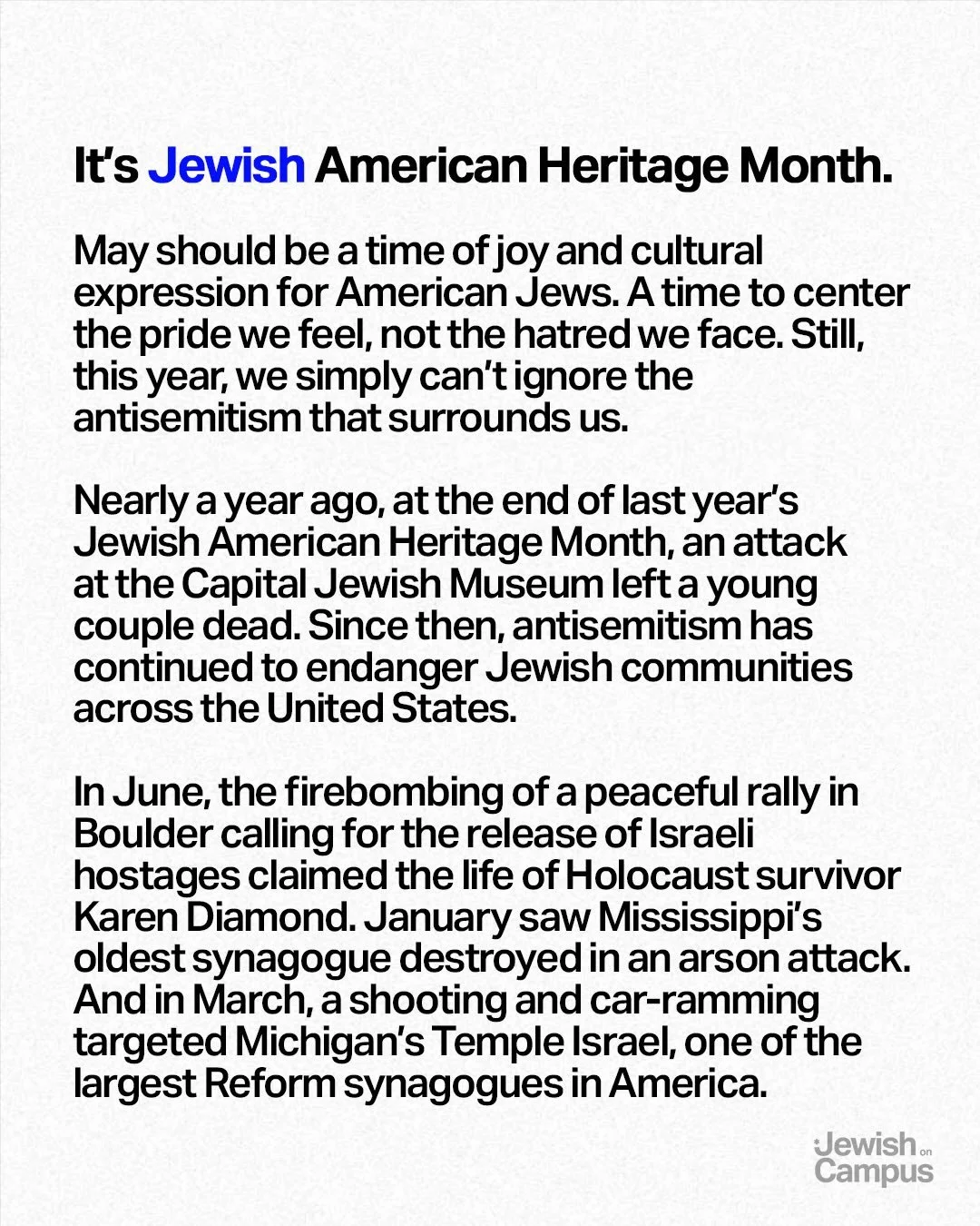 This Jewish American Heritage Month, it&rsquo;s time to be Jewish and proud.