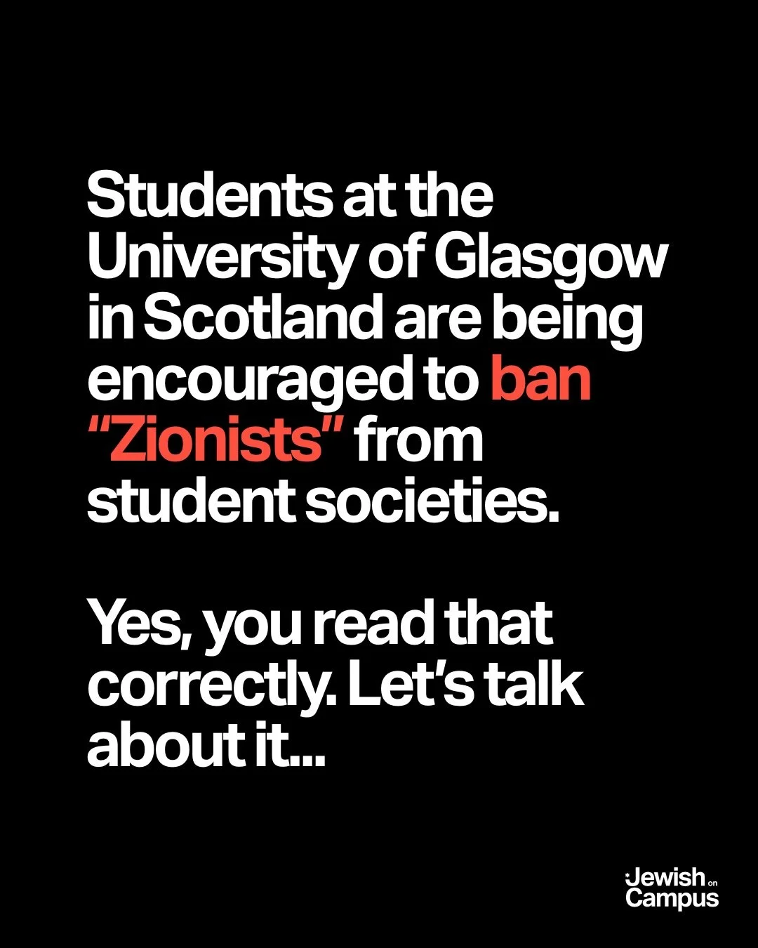 Jewish students should not have to pass a litmus test to belong on campus.