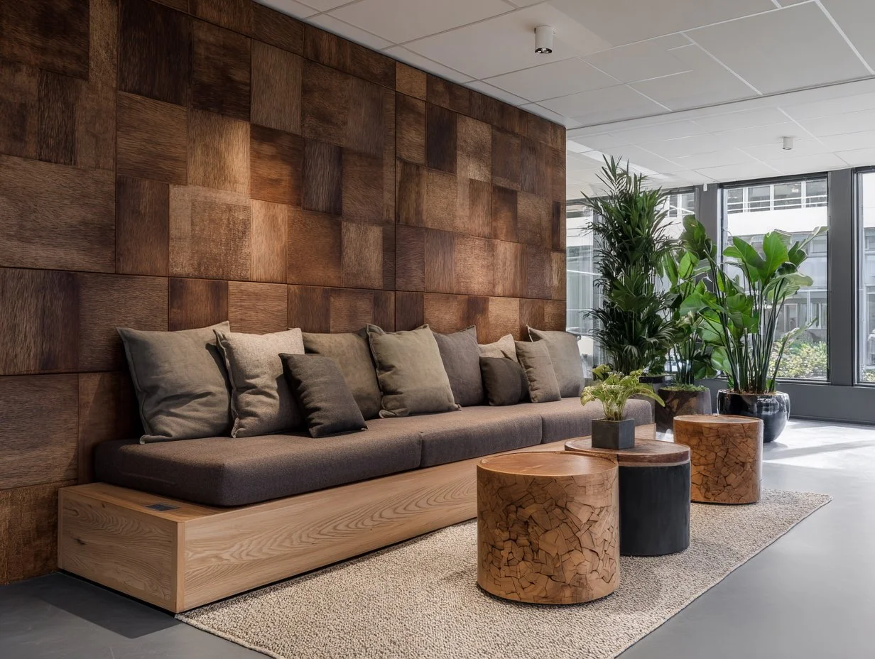 Maatkussens receptie kantoor