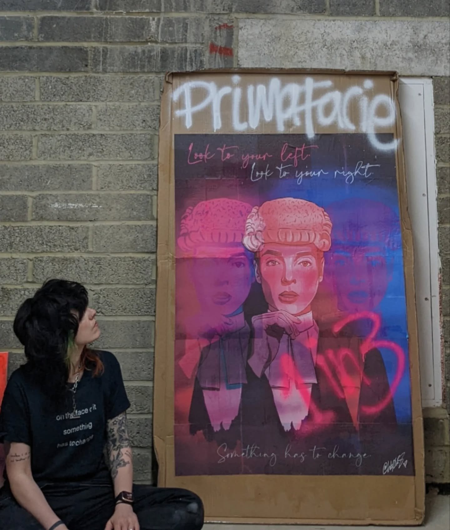 Look to your left. Look to your right. 1 in 3. 

Throwing it back with this #PrimaFacie piece. 🫶🏻

#JodieComer #PrimaFaciePlay