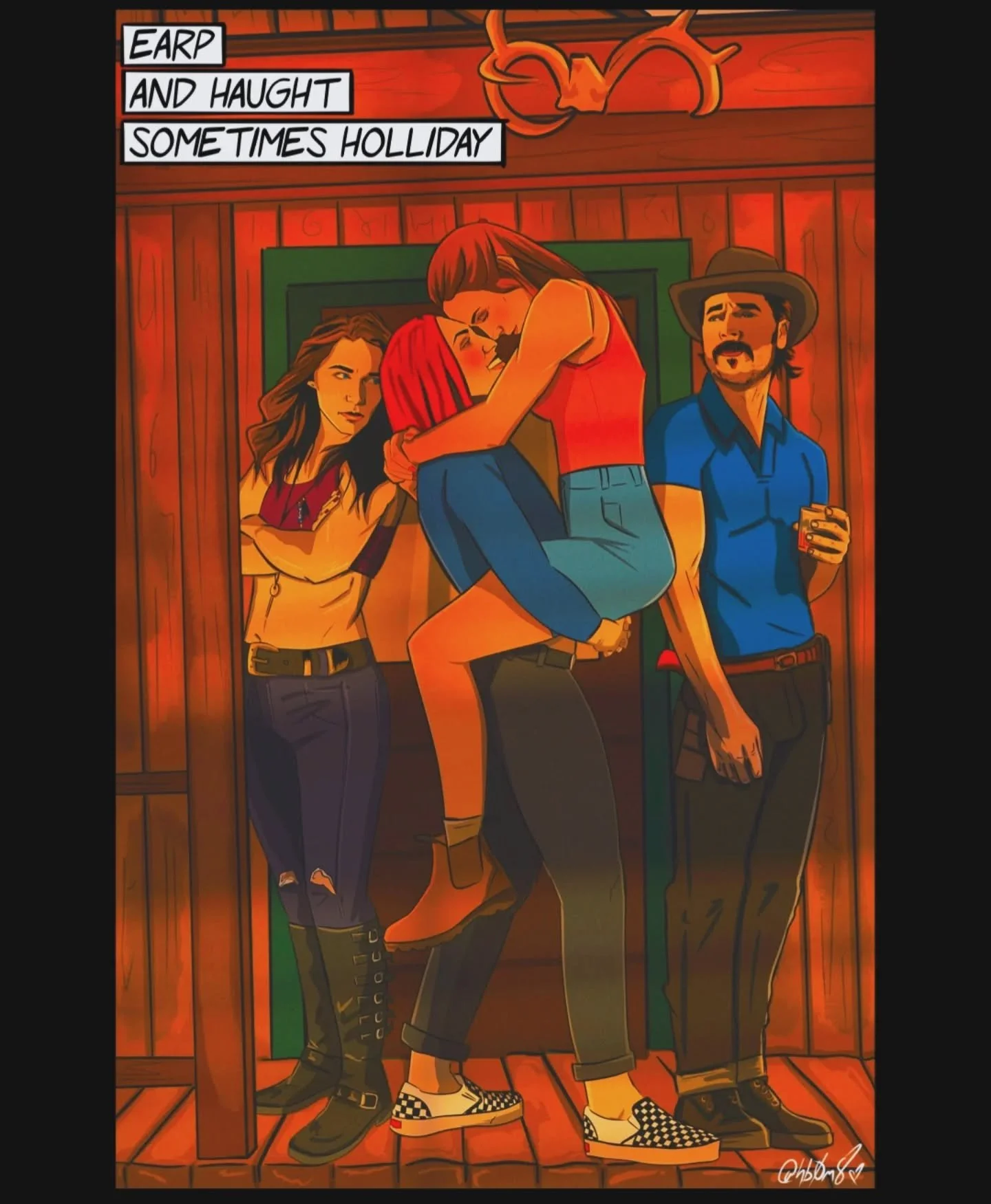 Holy smokes, 10 years of Earp! What a ride! 

Hands up if you're still watching 🙋🏻&zwj;♀️ (of course you are...) 

Forever grateful for this shitshow, and every gift that has come along with it! Love love love. 

#WynonnaEarp #WynonnaEarpFanart