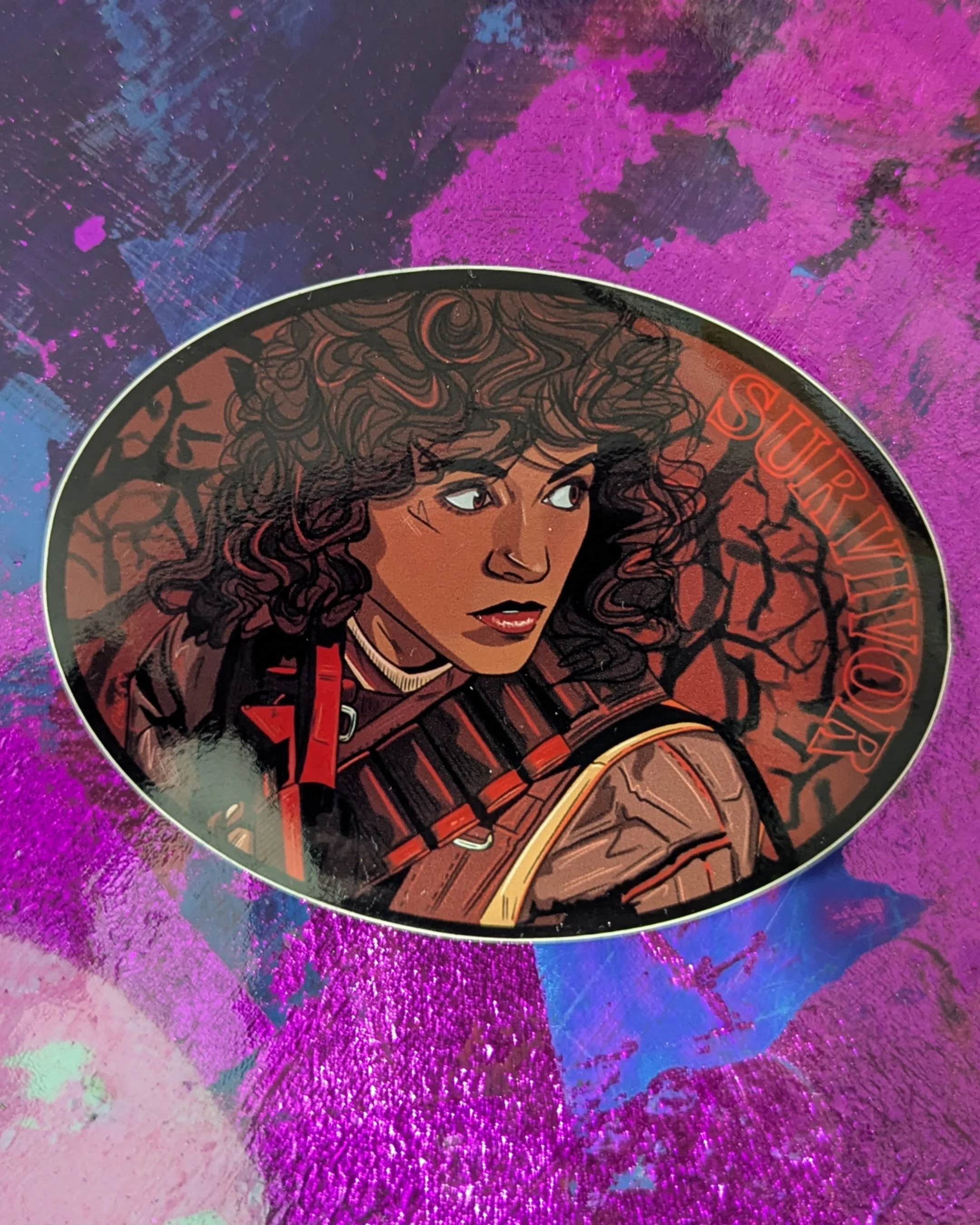 'Survivor' - Nancy Wheeler Vinyl Sticker