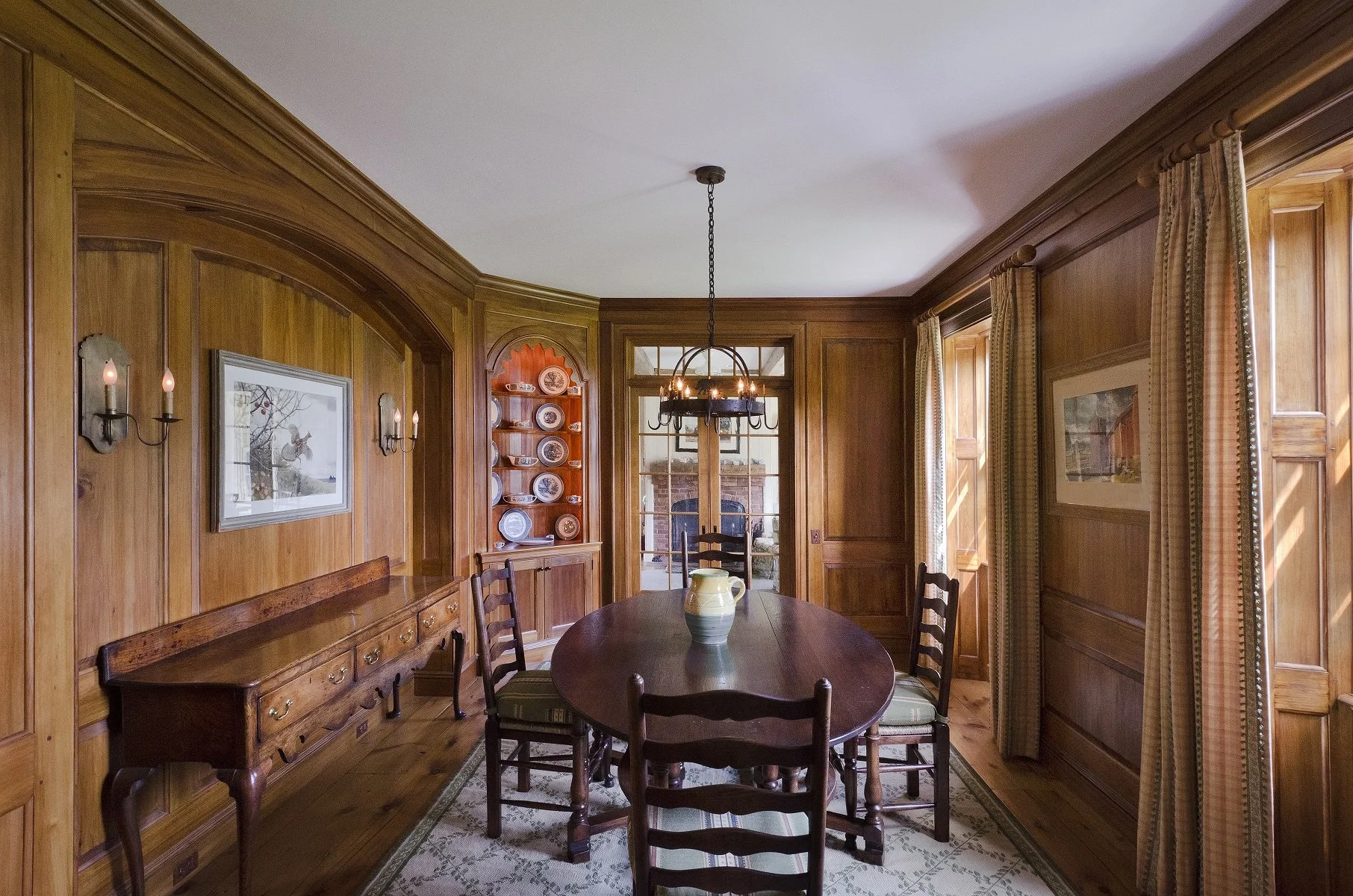 Dinning room with wood paneling.jpg