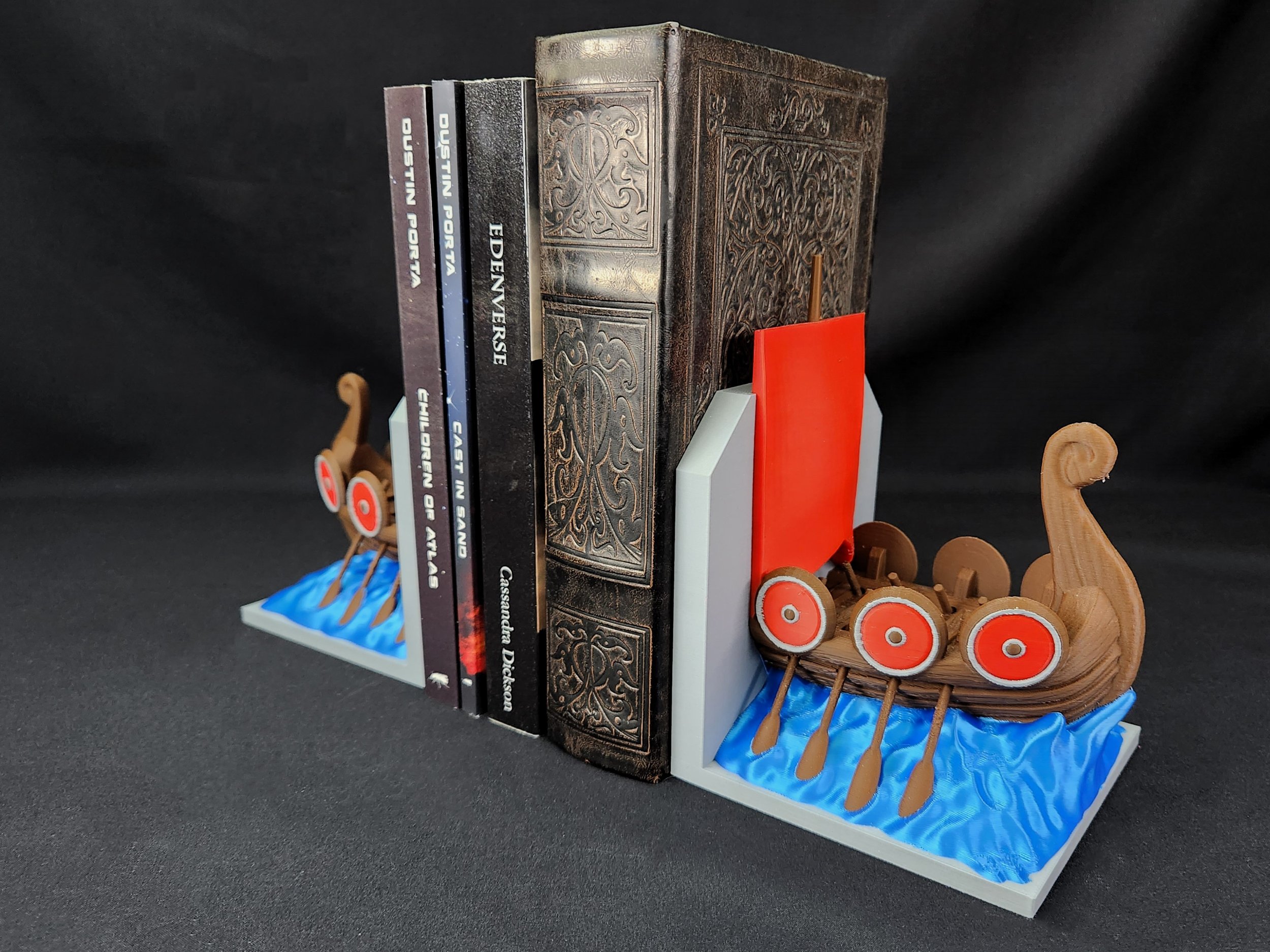 Bookend Viking Longship
