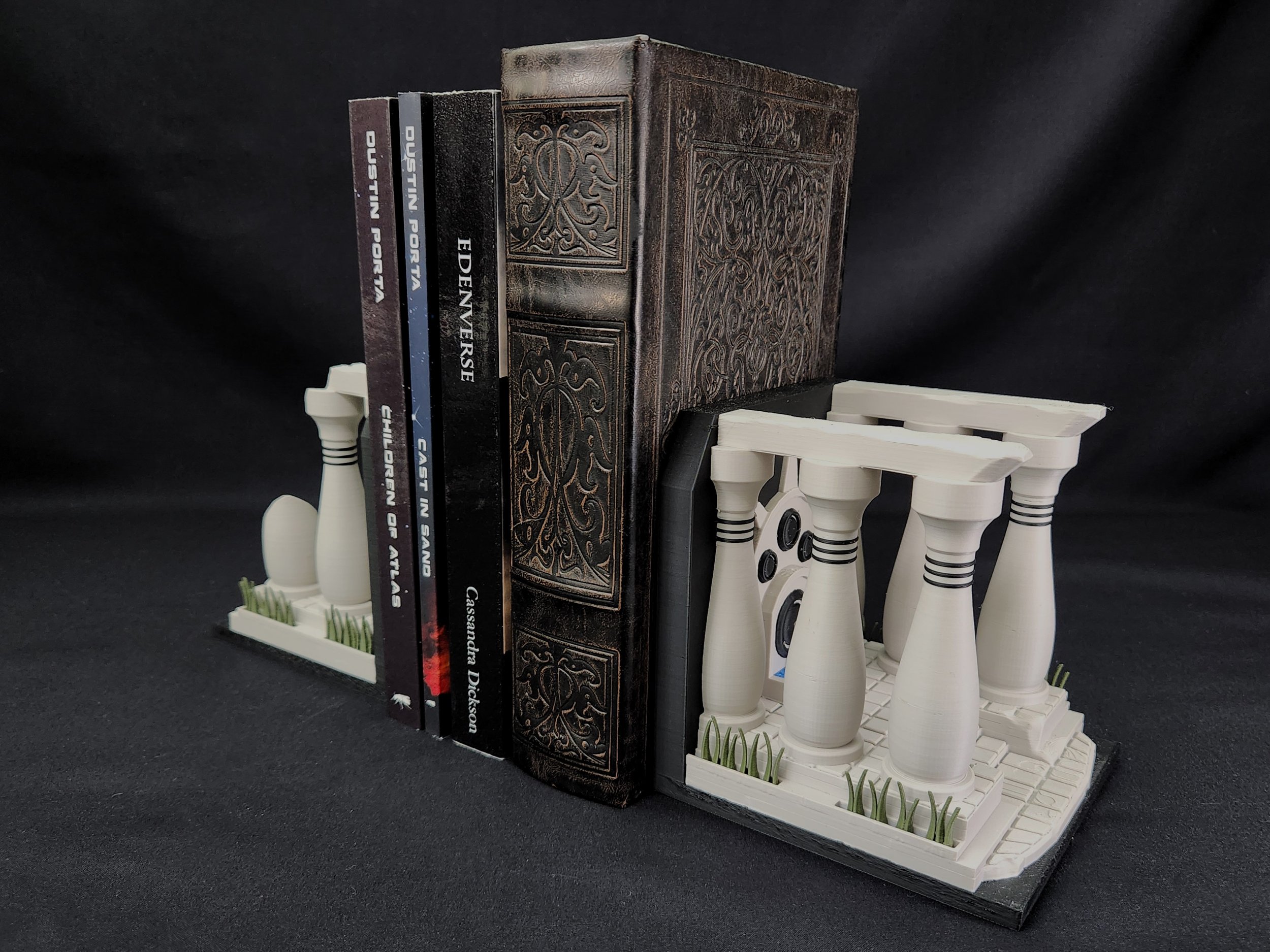 Bookend Temple Fountain