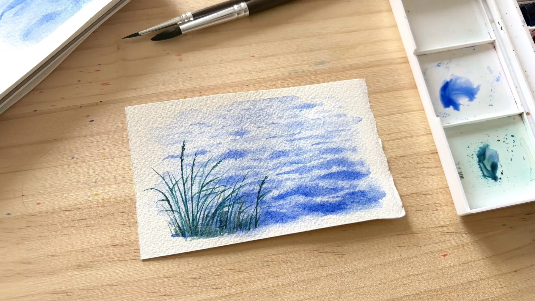【Coming soon】Water variation: tiny corner of a calm lake with gentle waves 
