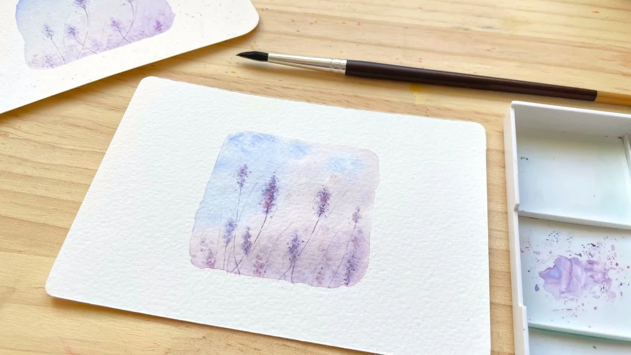 【New】Flower variation: create a misty lavender in soft layers