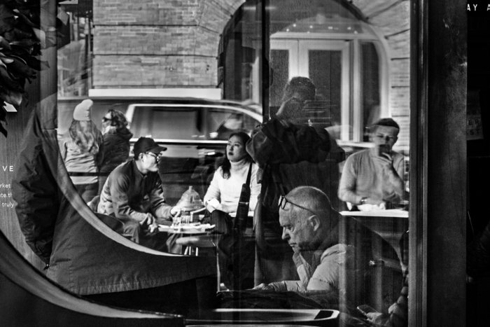 Self Portrait through Multiple Windows