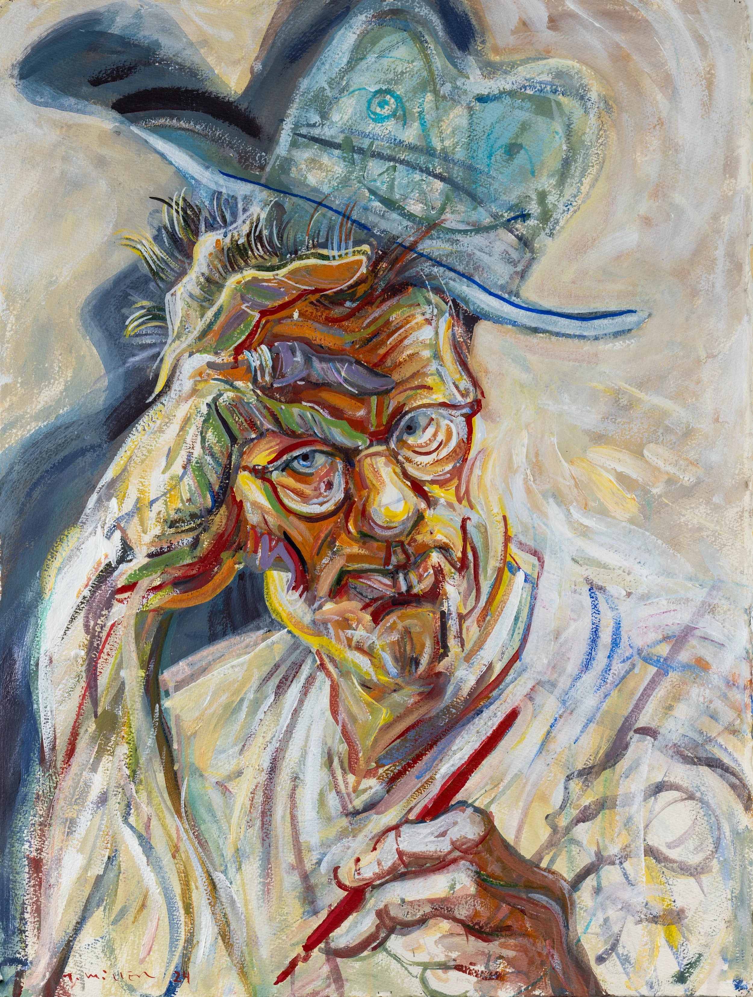 Self-portrait with Ghost Hat