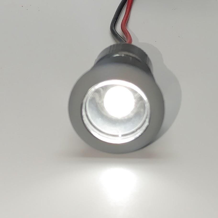 Trex step light Trex Decking Lighting Low voltage LED stair riser light DekDot TruScape Tru-Scape Deckorators recessed deck lighting Outdoor deck light Trex LED riser light