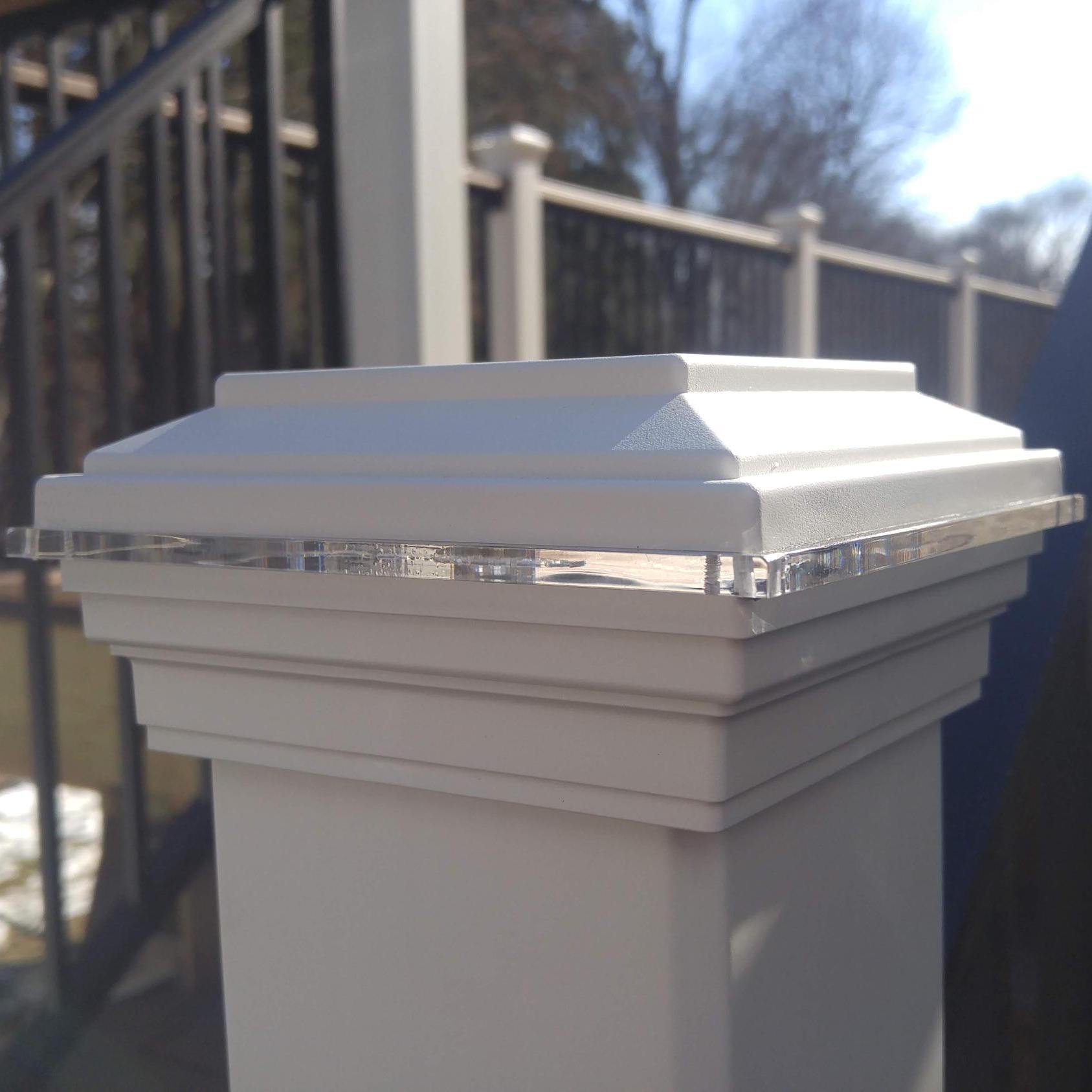 Trex Lighted Post Cap 12 volt Low Voltage post cap for Trex brand railings