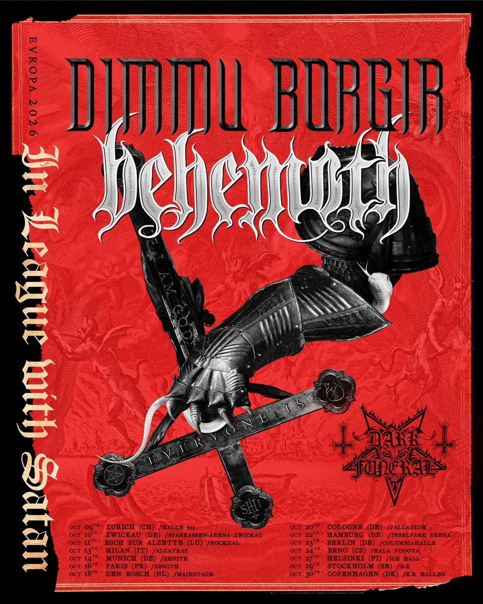 ⛧ DIMMU BORGIR Joins Forces with BEHEMOTH for EU Co-Headlining Tour ⛧