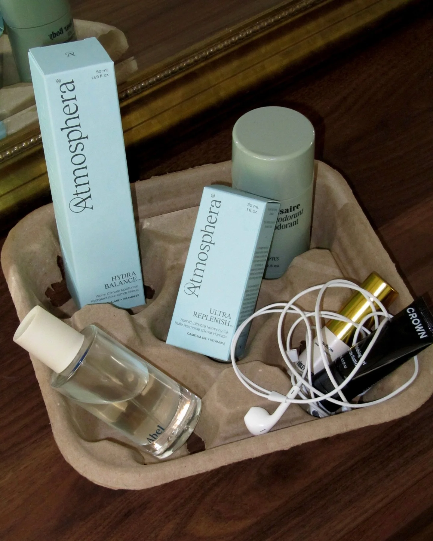 Team players 🤝 huile Ultra Replenish + cr&egrave;me Hydra Balance @atmosphera.beauty