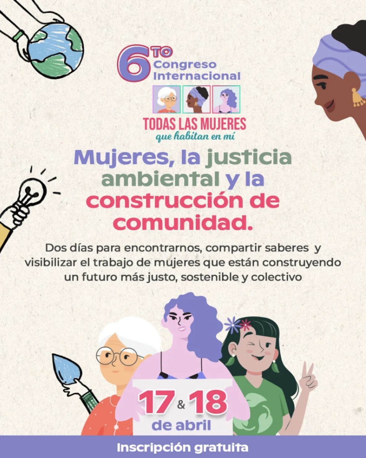 6.º Congreso Internacional de la Mujer “Todas las Mujeres que Habitan en Mí”