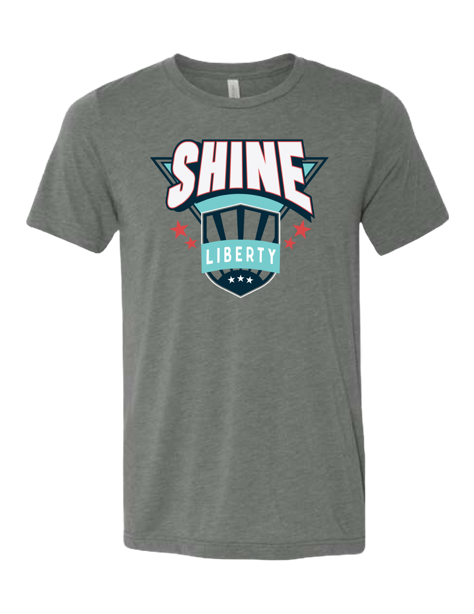 Gray SHINE Liberty T-Shirt.png