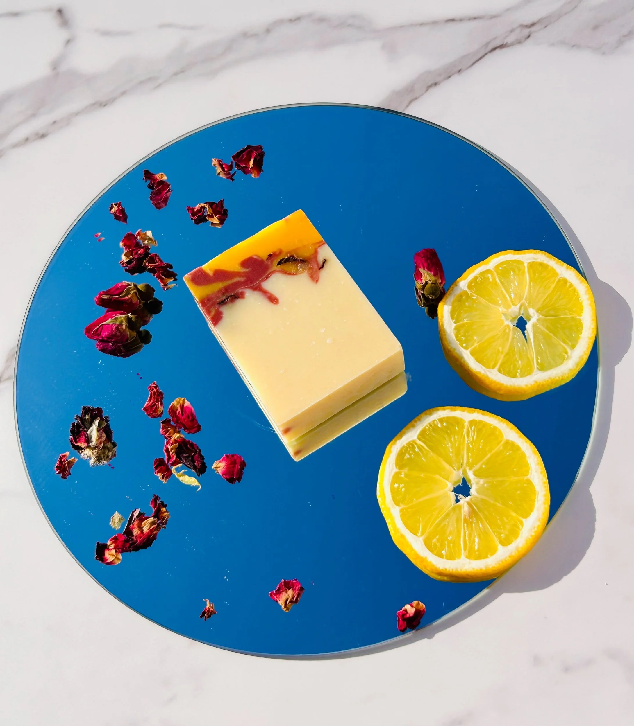 Lemon Rose Artisan Soap Bar