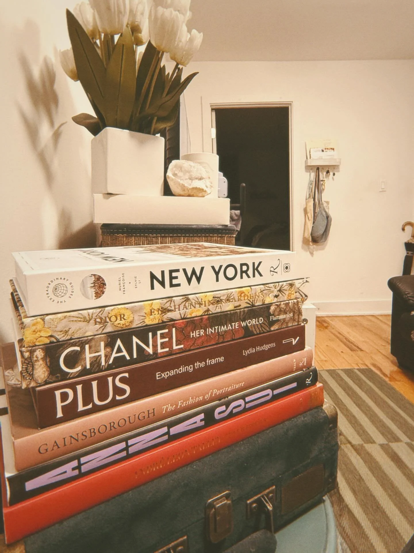 just when i thought NYFW couldn&rsquo;t get any more iconic&hellip; 🖤📚

many thanks to @rizzolibooks for my beautiful new book stack in celebration of NYFW. i&rsquo;m obsessed. truly. | sponsored

this curated little fashion library is the chicest 
