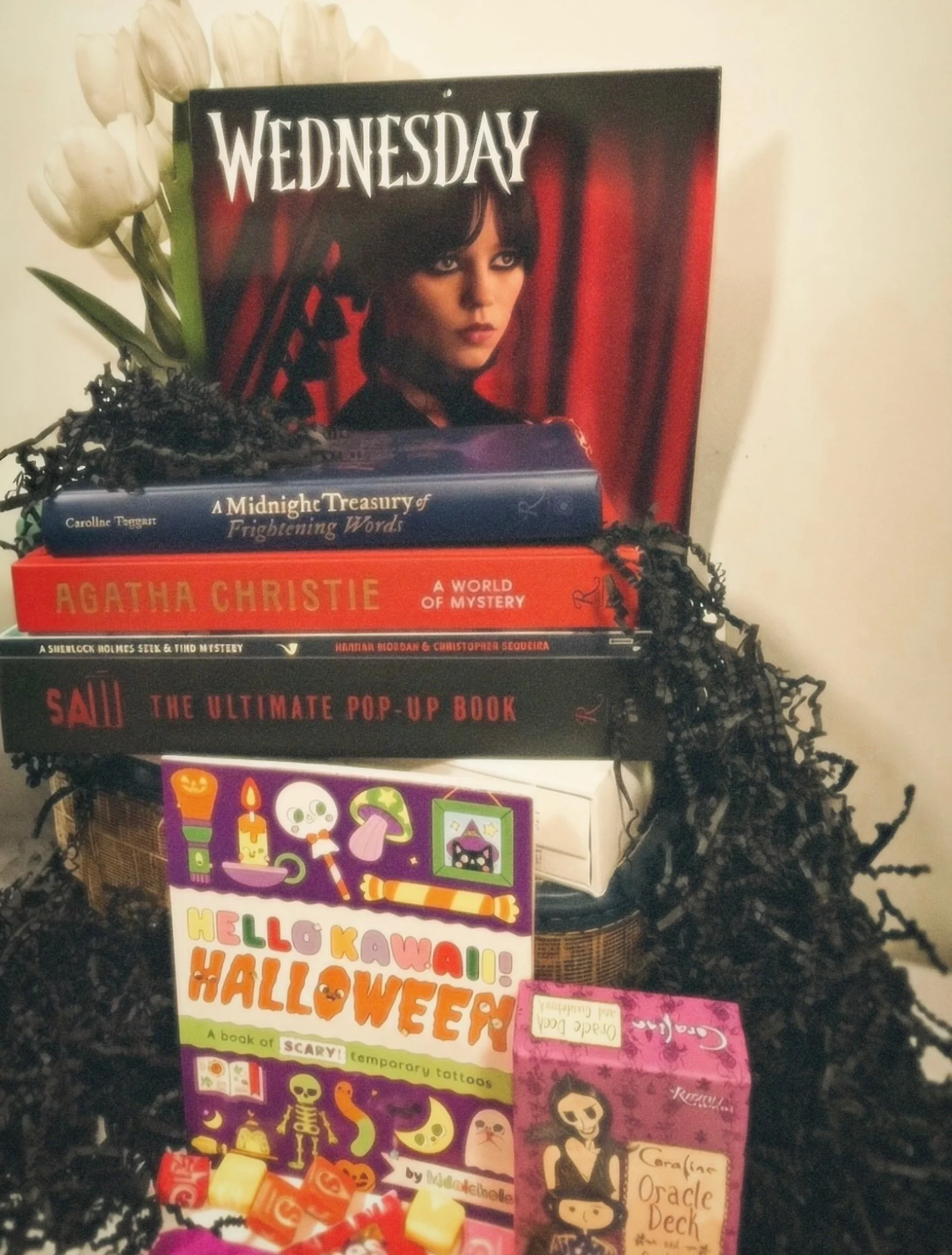 spooky season has officially arrived at my door 👻🖤📚

the sweetest little Halloween surprise from @rizzolibooks + @smithstreetbooks, and OMG&hellip;they understood the assignment.

inside my spooky package:

🪚 Saw: The Ultimate Pop-Up Book
🕯️&nbs