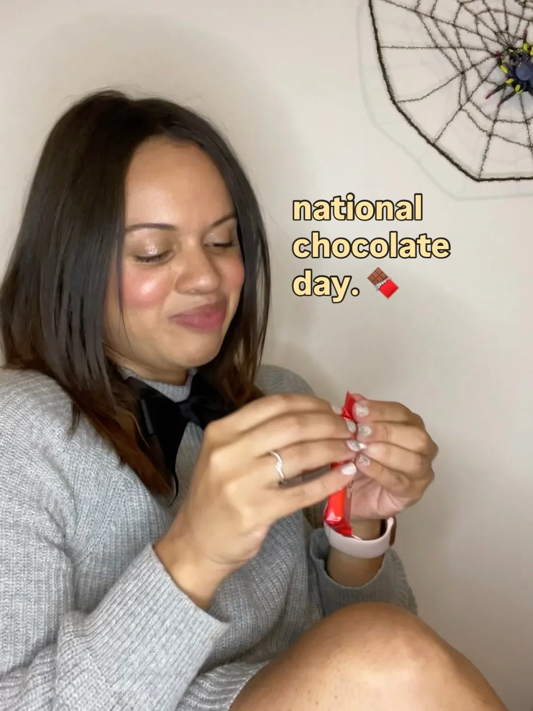 national chocolate day. 🍫

another day, another food to dedicate a whole post to. 

chocolate. so yum. 😋 

cookies, donuts, brownies, mousse cakes, cupcakes, regular cakes (that&rsquo;s a lot of cake!), candy bars, over pancakes, over ice cream&hel