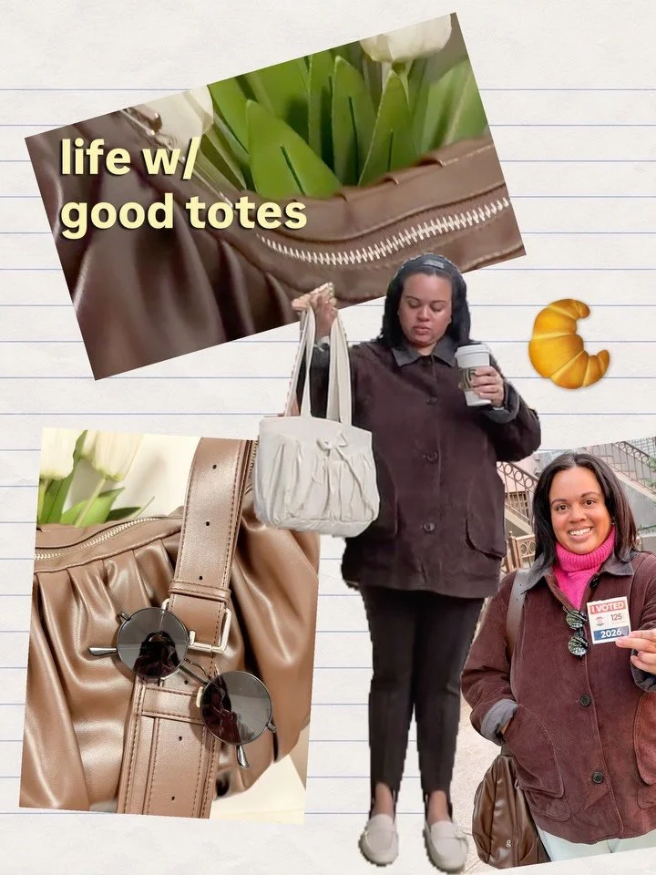 a little scrapbook appreciation because good totes just gets how to do bags.

✨🤎🥐🤍

i love accessories that are actually cute&nbsp;&amp; practical, and these two from @goodtotes are exactly the kind of everyday finds i love. perfect for running er