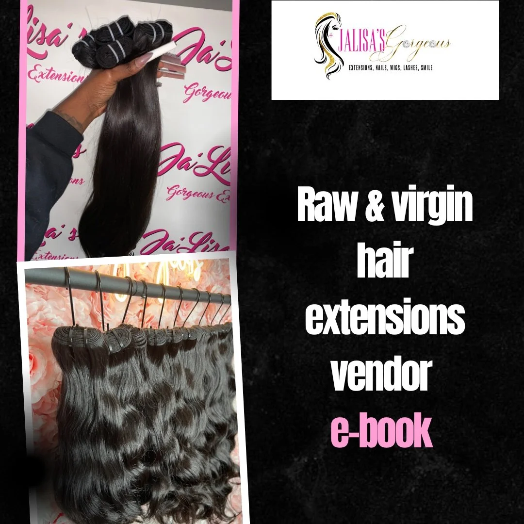 Luxury Raw & Virgin Hair Vendor E-Book