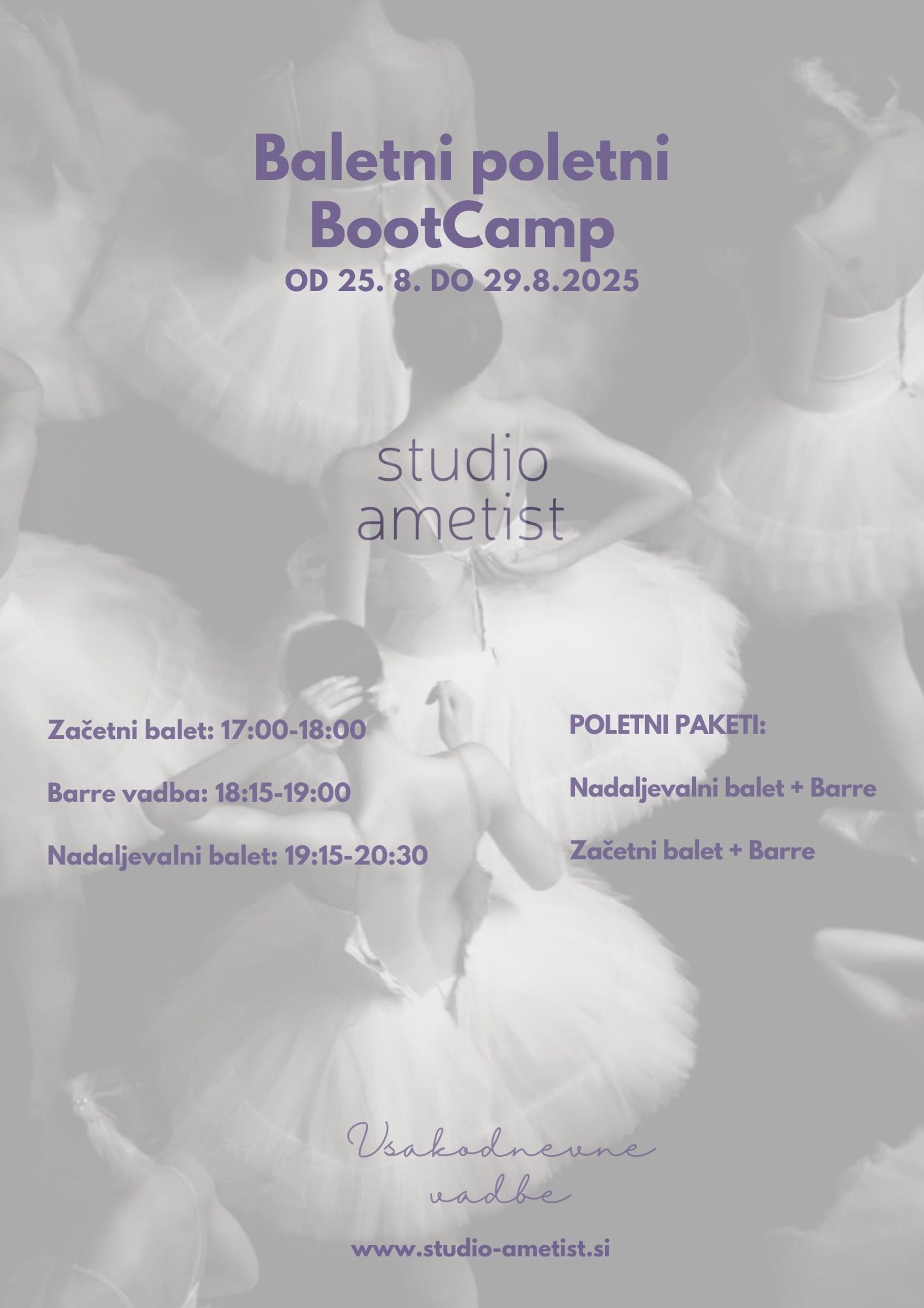 Poletni baletni BootCamp