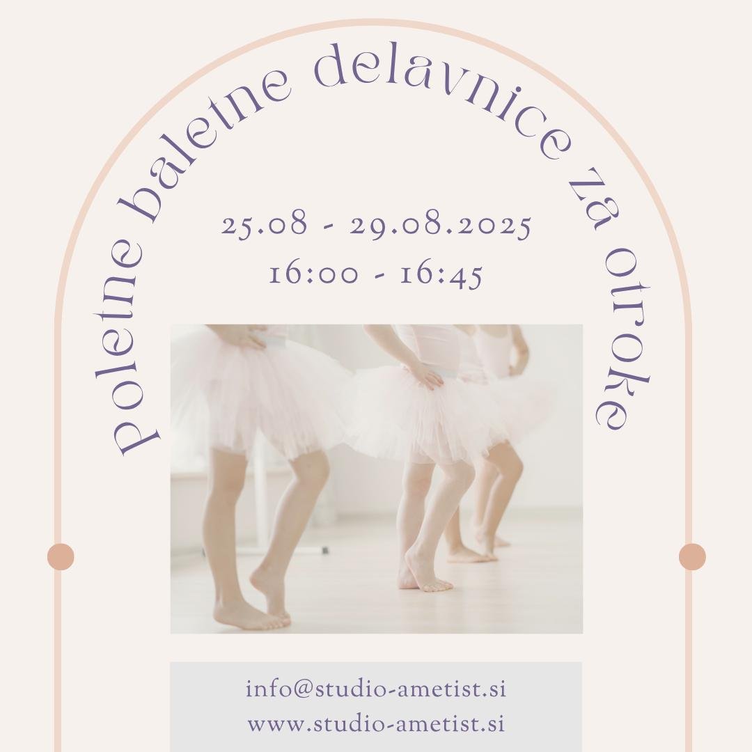 Poletne baletne delavnice za otroke