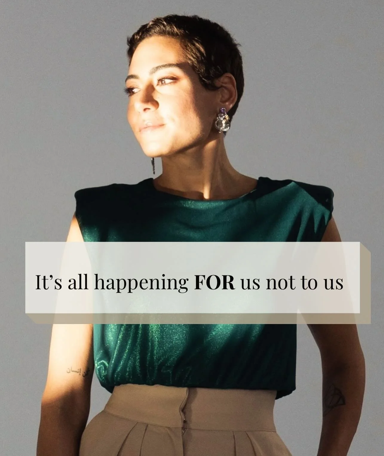 Life happens for us, not to us. Every experience, whether joyful or challenging, propels our growth and transformation.

We are part of a bigger picture where every moment shapes our journey and purpose. To thrive, we must adopt diverse perspectives 