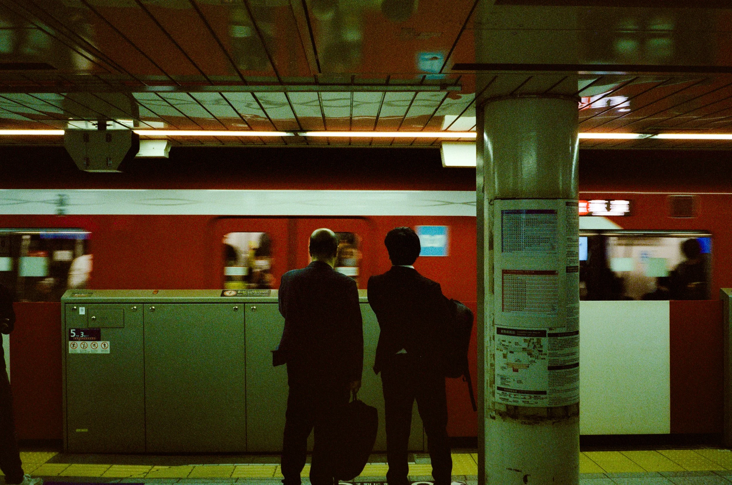 Street Photography in Tokyo Japan - Film Photography on Cinestill 800T