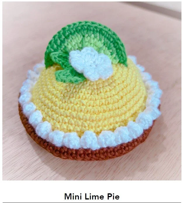 Crochet Mini Lime Pie