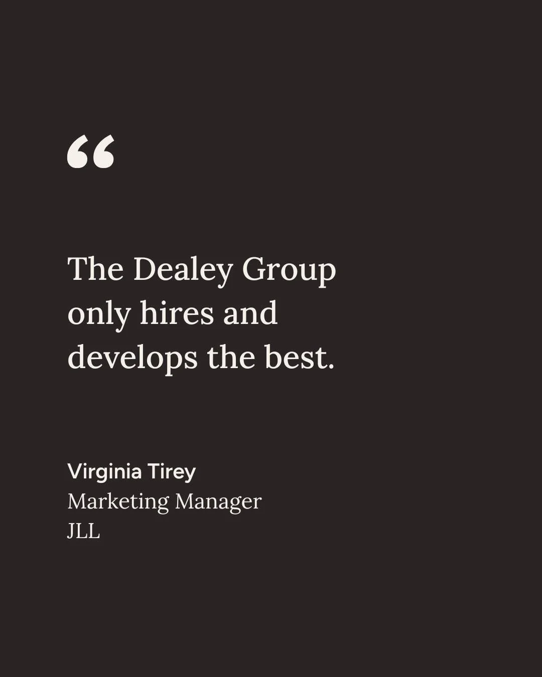 The best work comes from the best people. At TDG, we&rsquo;re always striving to be just that.