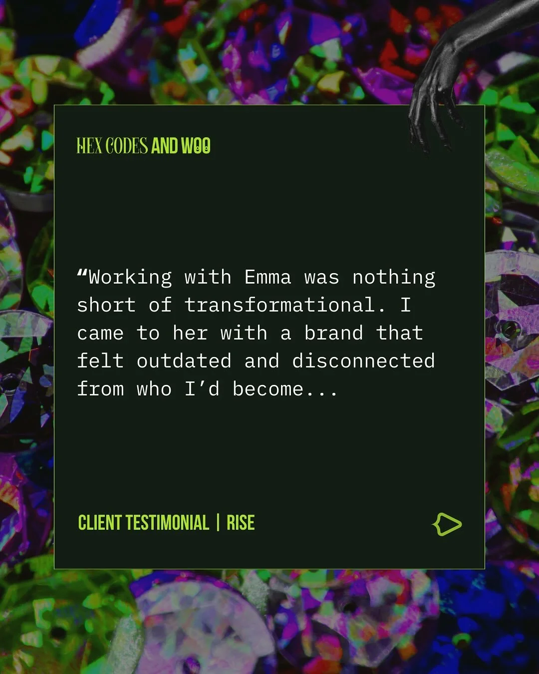 &ldquo;what she created helped me fall in love with my business all over again&rdquo; 🥹 Gahhh I love helping mystics, witches, and weirdos transform their brand visuals. 

If you&rsquo;re looking to fall in love with your biz again and ready for a t