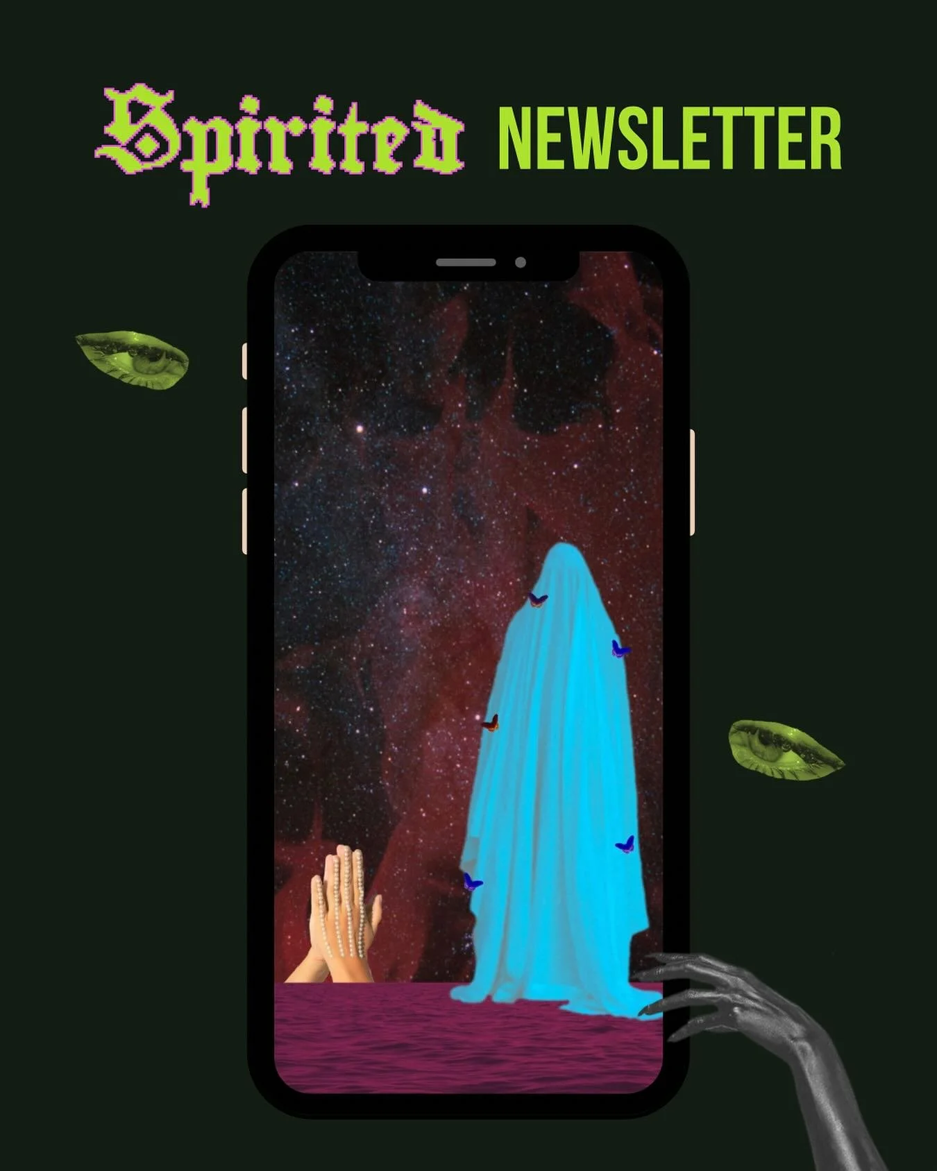 I know, I know, everyone has a newsletter these days. And I wanted one too, as a way to give back to y&rsquo;all.  I&rsquo;ll be sharing freebies to adorn your phone, website how-tos, giveaways, maybe a digital sigil or three, tarot spreads, and more