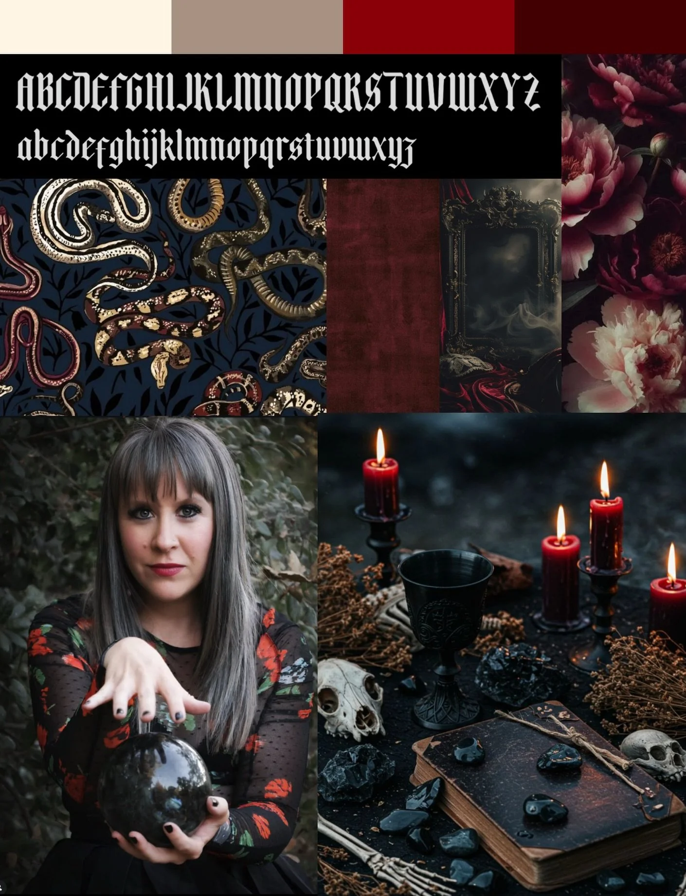 Mood board for Moon day <333 

Reds and burgundys are having their moment, and I&rsquo;m loving it. This is the third client in the last month that is tapping into these colors.