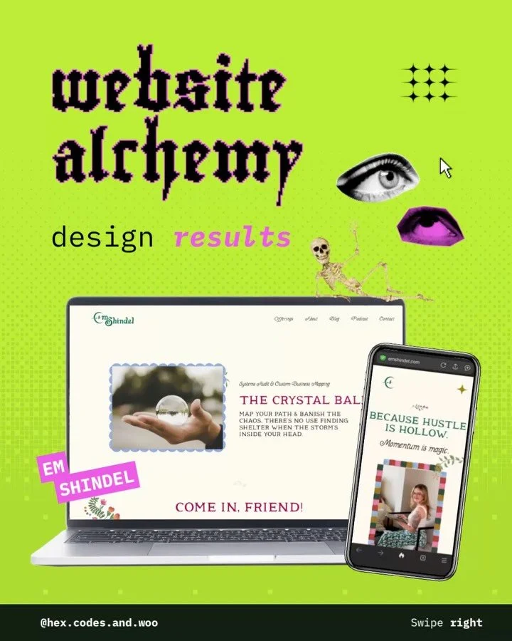 Our websites are more than just digital spaces, they are an extension of our brands, values, and creative vision. They offer visitors a first impression of who we are. Because of that, it&rsquo;s important that the experience feels intentional and au