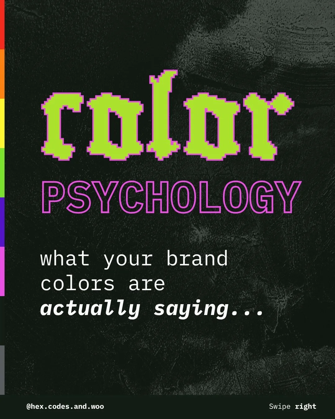 Your brand colors are talking behind your back 😅 The only question is whether they&rsquo;re saying what you actually want them to.

Color is the first thing someone clocks about your business, before they read a single word. It sets the whole vibe i