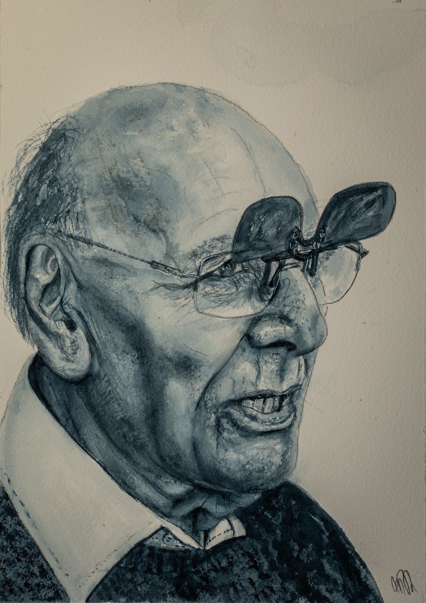 Watercolour painting "Pa"