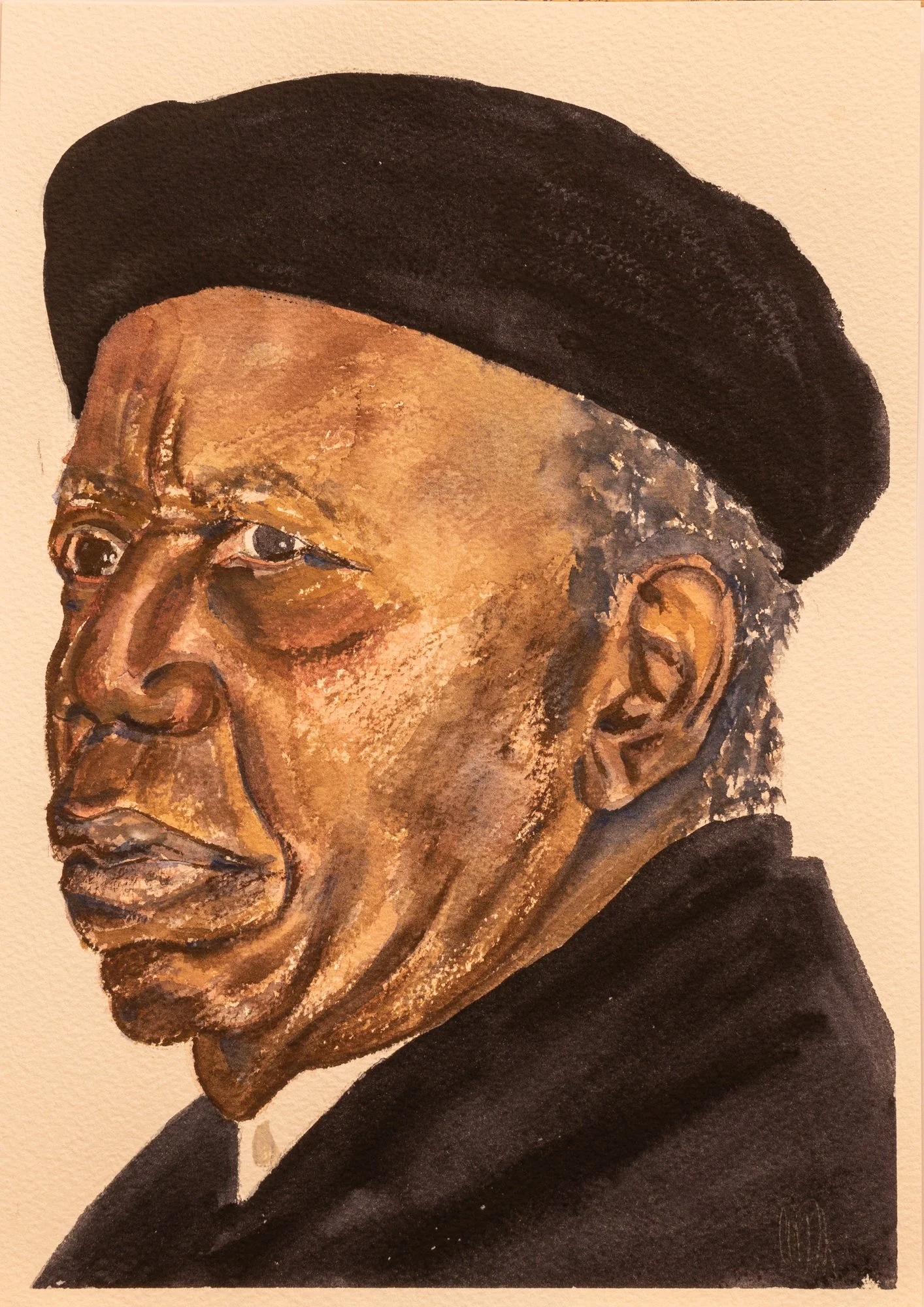 Watercolour painting of a photograph by Andrew Zucherman