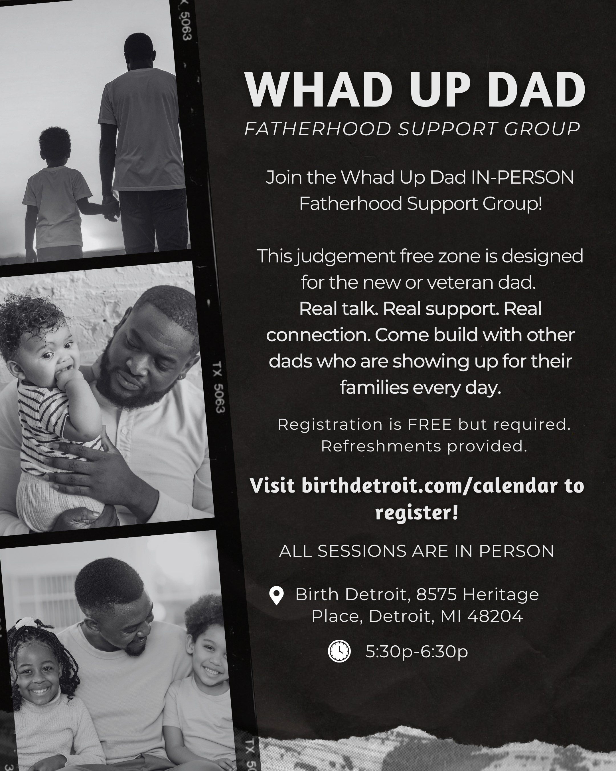 Whad Up Dad Fatherhood Group (In Partnership with Birth Detroit)