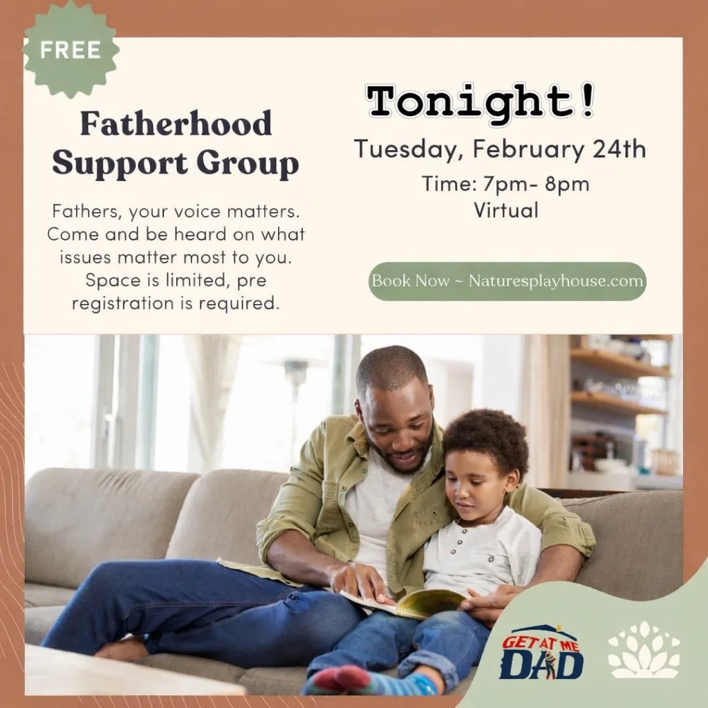 Fathers, this space is for YOU. 👊🏾
Join us for our FREE Fatherhood Support Group on Tuesday, February 24th | 7PM&ndash;8PM (Virtual).

This is a real conversation space where dads can be heard, supported, and connected around the issues that matter
