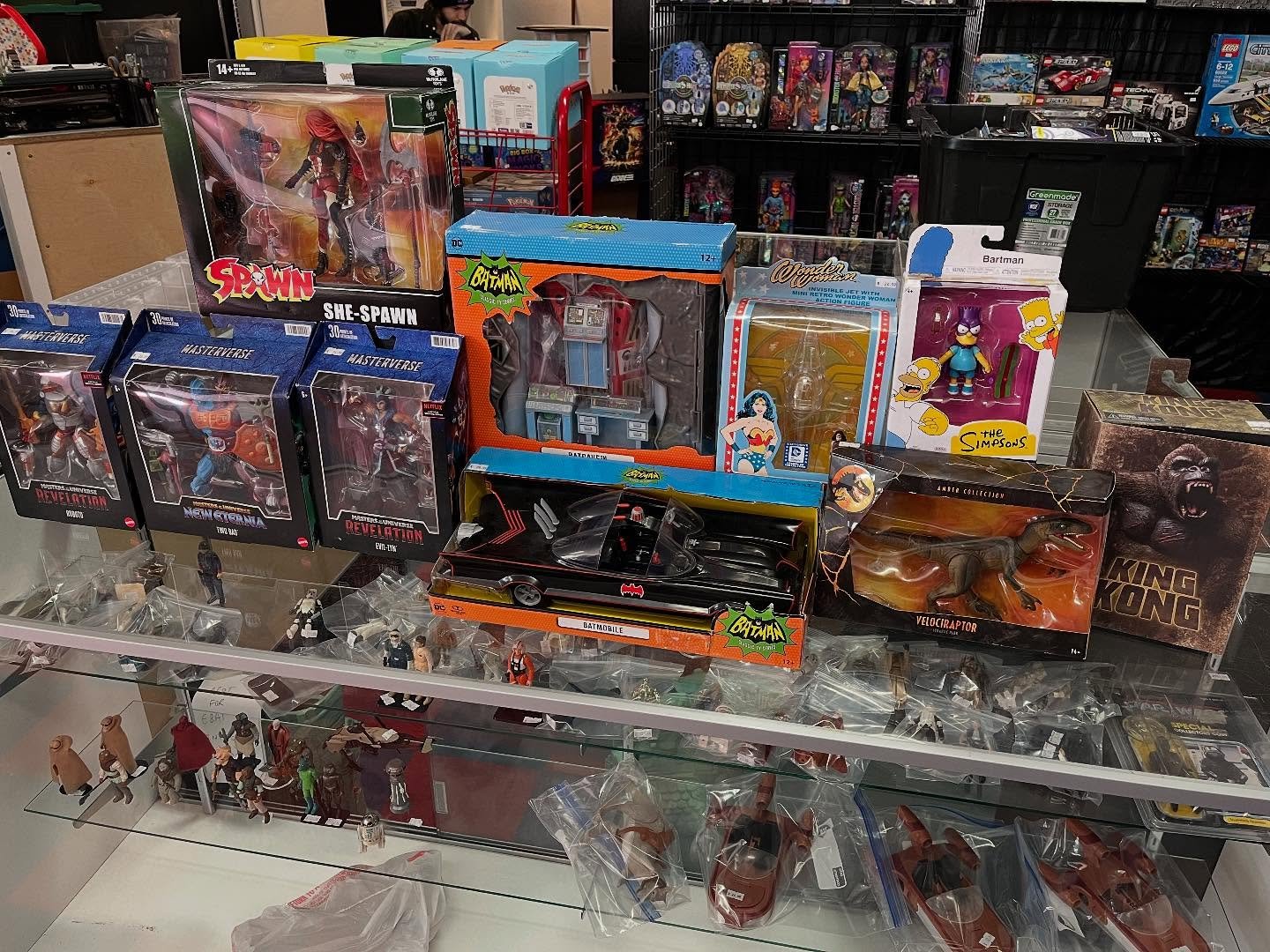We got in some cool MotU and McFarlane goodies this morning, come check it out! #toys #toystore #retroexchange #retroexchangetoys #newarrivals #localbusiness #suportlocal #mcfarlanetoys #mastersoftheuniverse