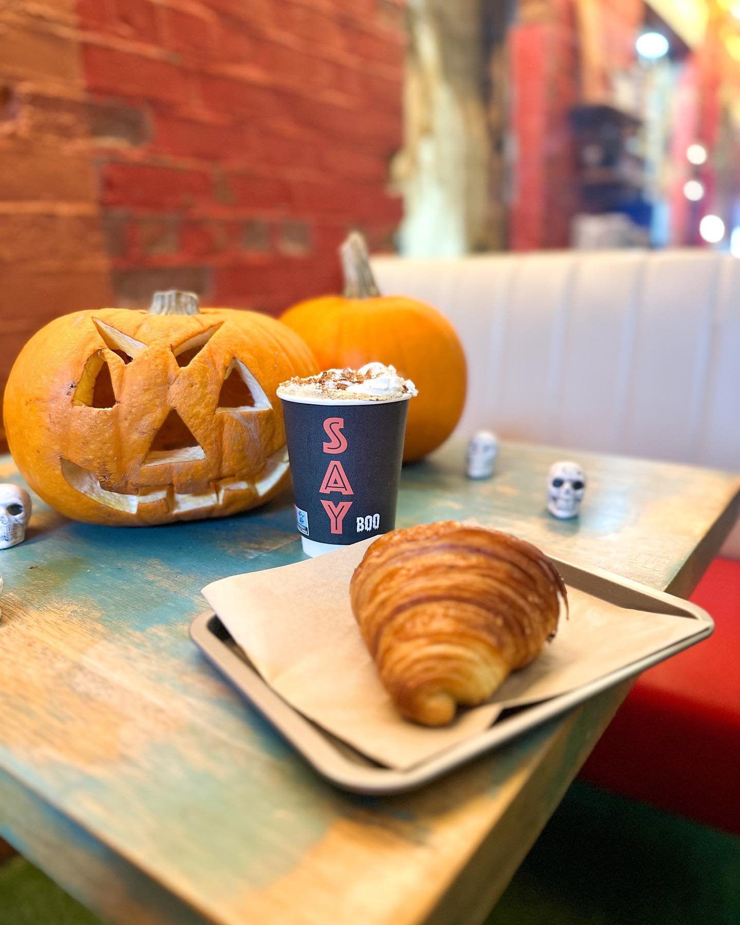 Have you tried out delicious Pumkin Spice latte limited edition for the spooky season! 👻🎃 

Pop down to us to get your hands on one!