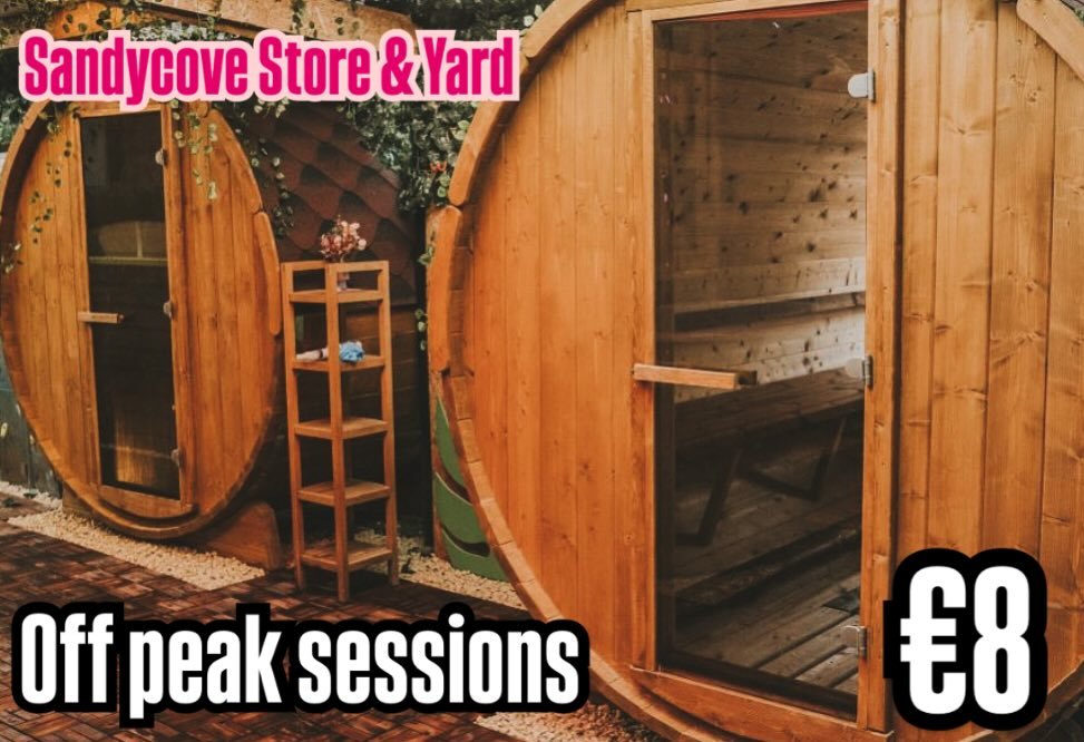 With the exciting launch of our new six person ice bath ( set at 2 degrees), we are now offering &euro;8 off peak sauna sessions . From Tuesday - Friday from 9am-5am there&rsquo;s plenty of space to pop on down and feel the huge benefits of regular S