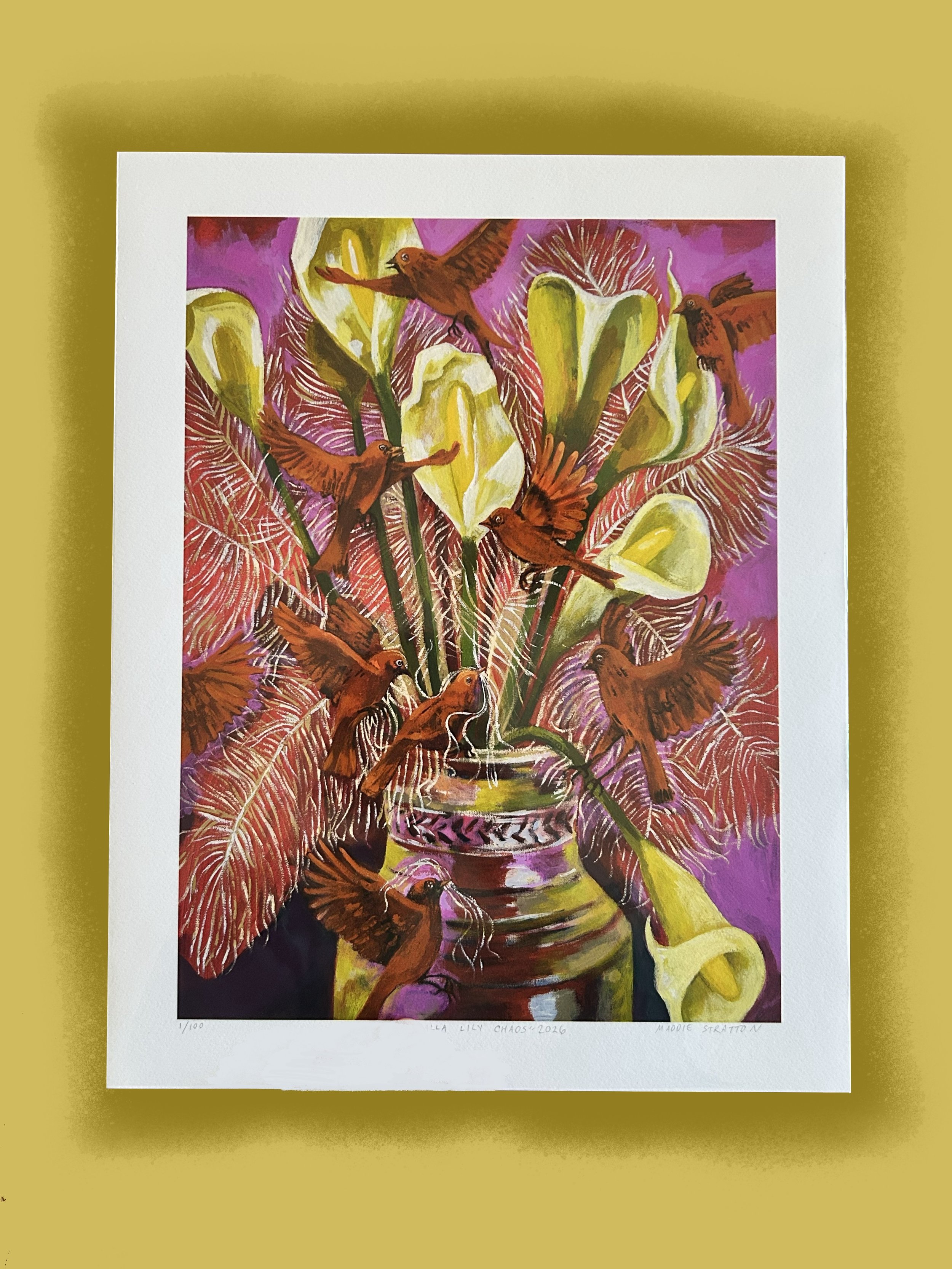 Calla Lily Chaos - Print