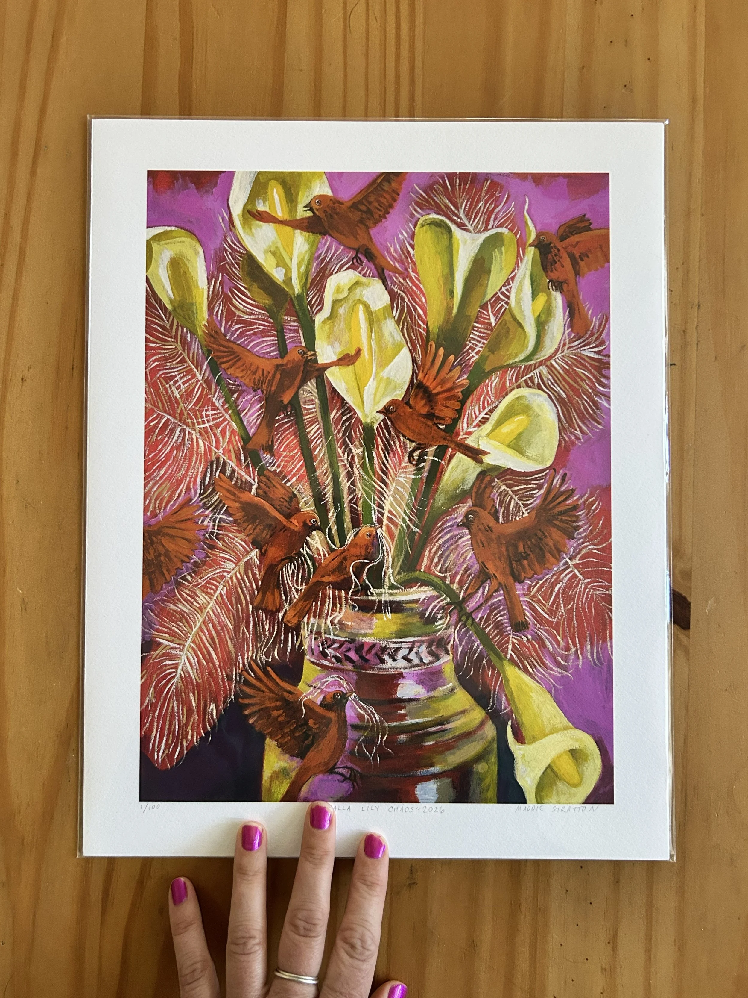 Calla Lily Chaos - Print