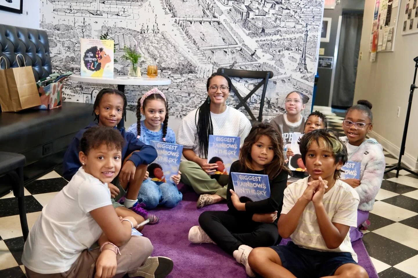 We are still smiling from this weekend&rsquo;s Omega DEAR event with local author @bolderjoce &amp; @mnques at @cafemargmpls ❤️ It was a beautiful morning being in community to celebrate literacy, belonging, and joy 🫧  If you missed out, please head