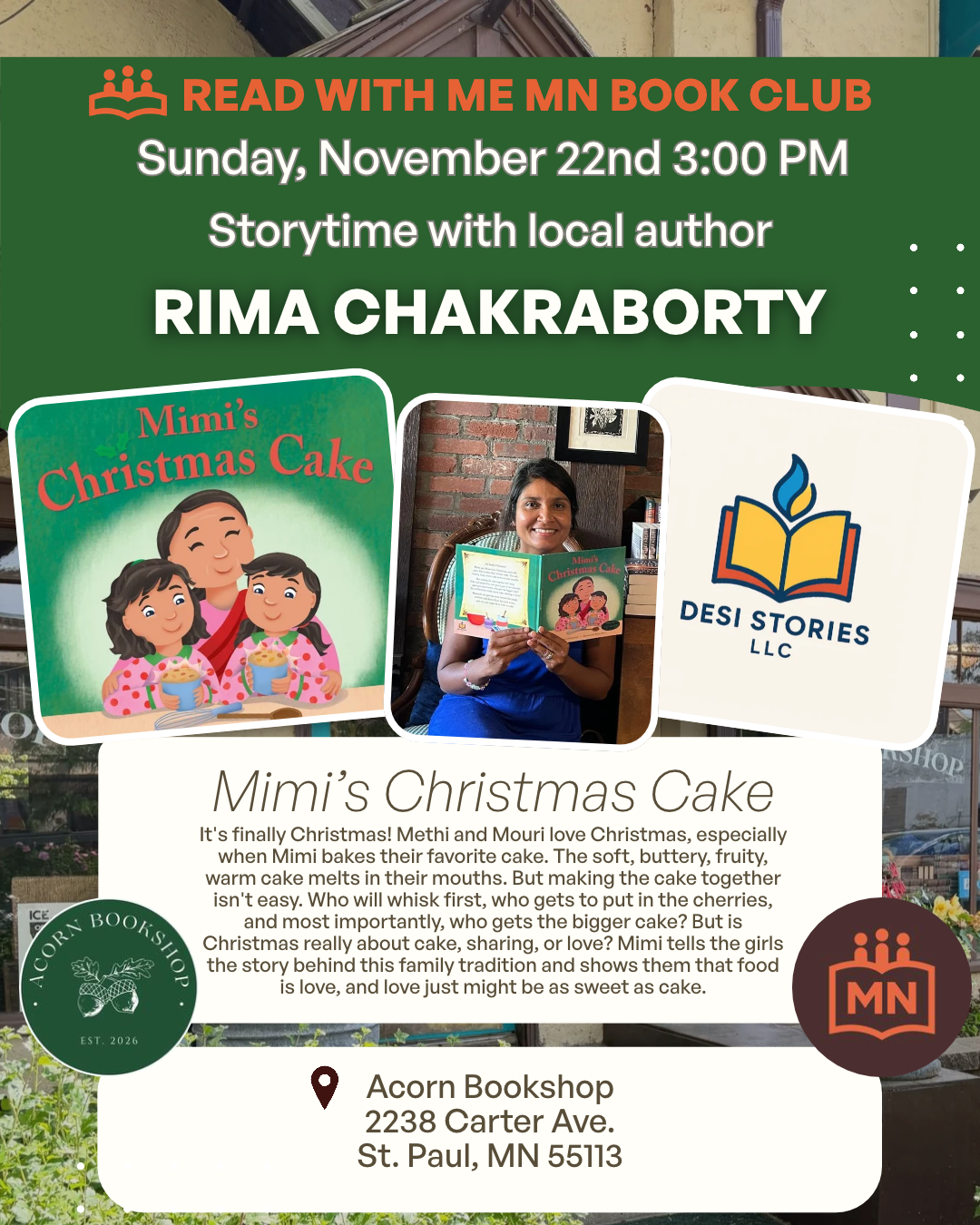 November In Person Book Club