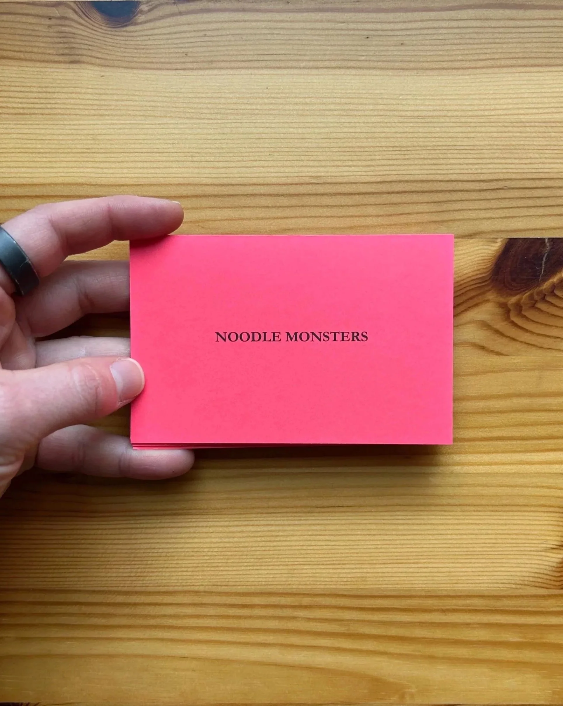 Pocket Poetry - Noodle Monsters