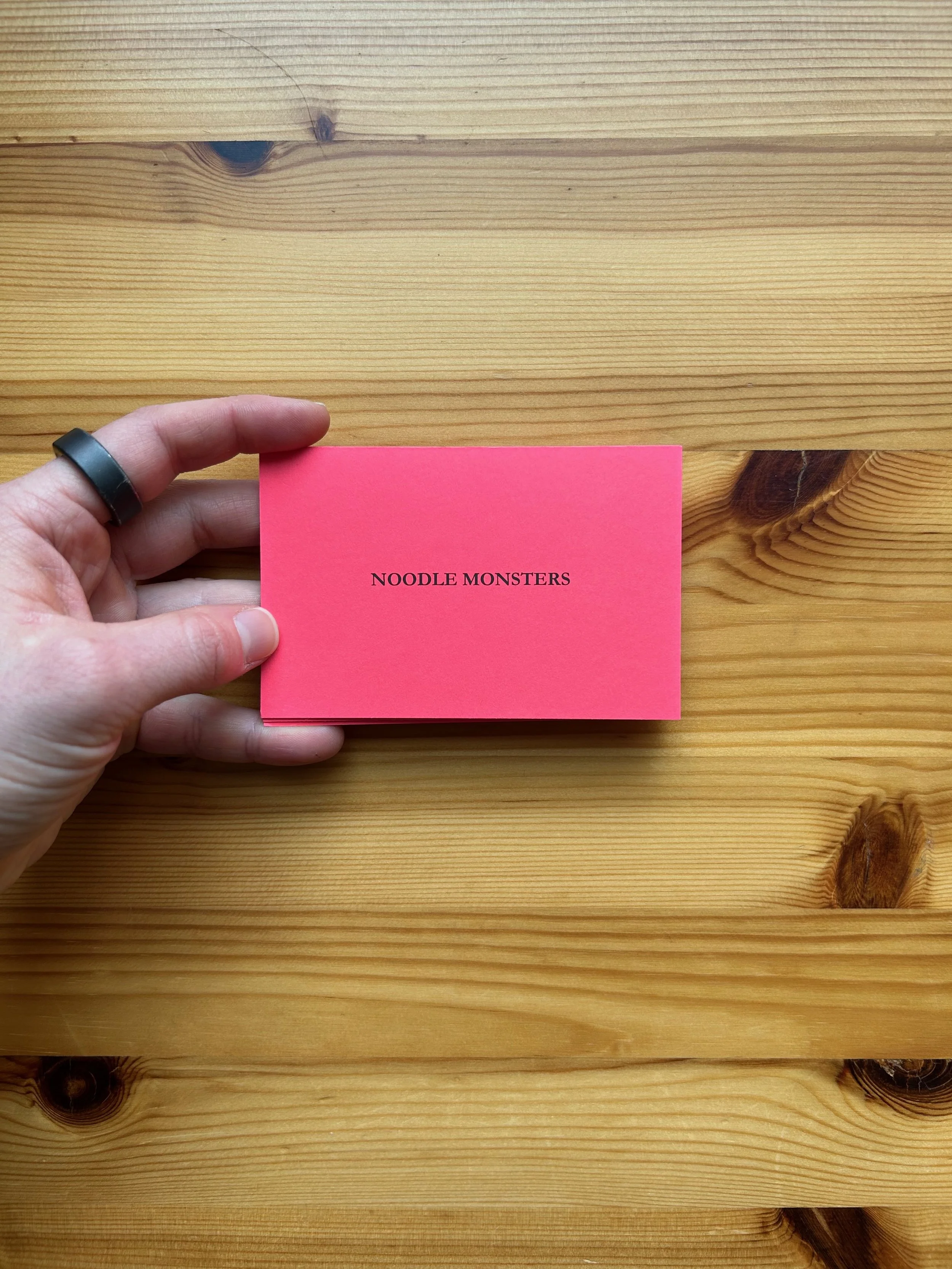 Pocket Poetry - Noodle Monsters