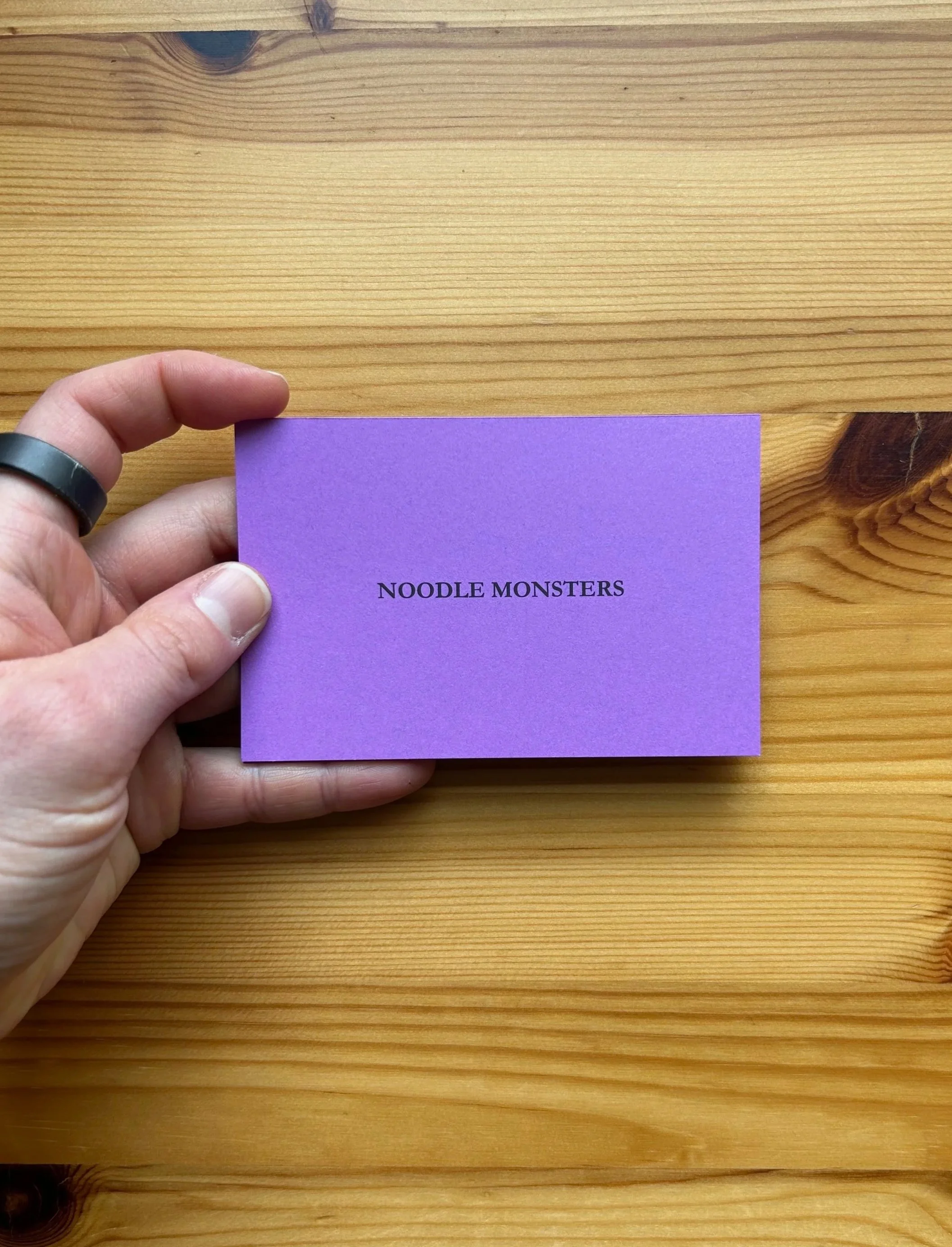 Pocket Poetry - Noodle Monsters